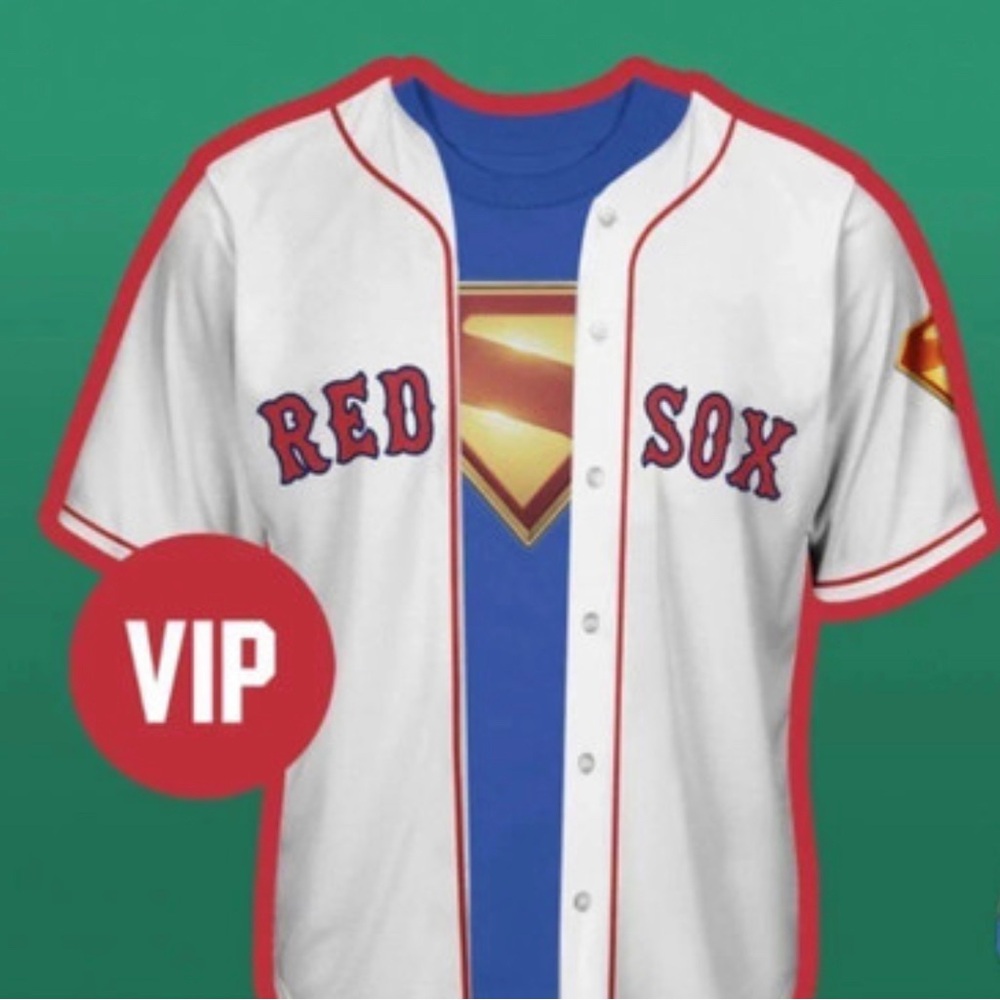 Superman Red Sox Jersey - Picture 2 of 2